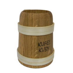 Kufel  dębowy z grawerem